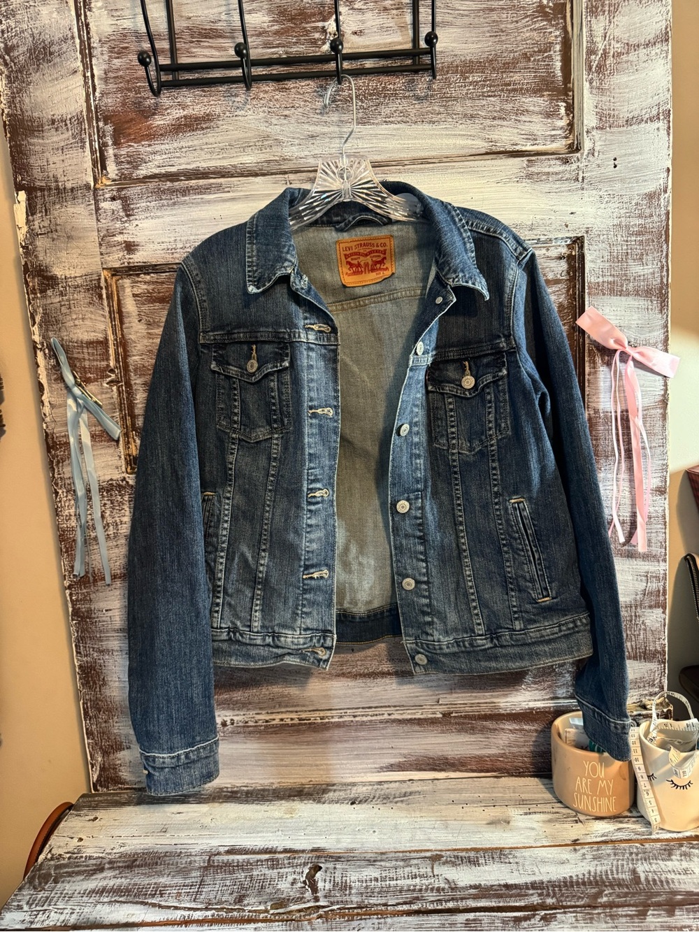 Levi's Classic Blue Denim Jean Jacket - Dark Wash
